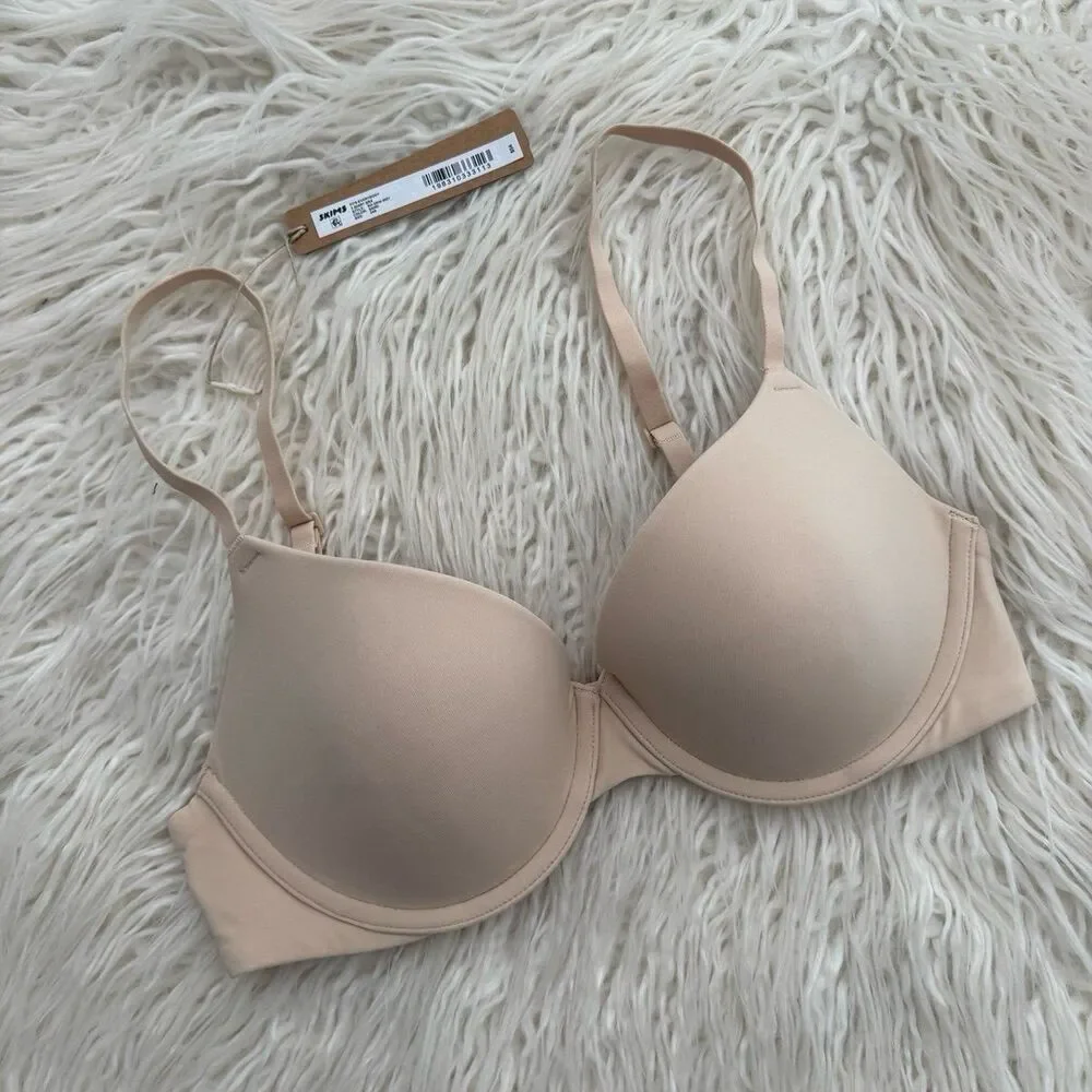 Skims Fits Everybody T-shirt Bra Sand Size 32B - Picture 3 of 5